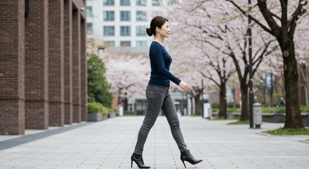 街を歩く女性
