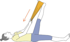 ハムヒップストレッチ