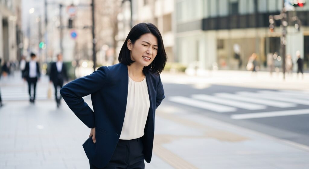 腰痛持ちの女性