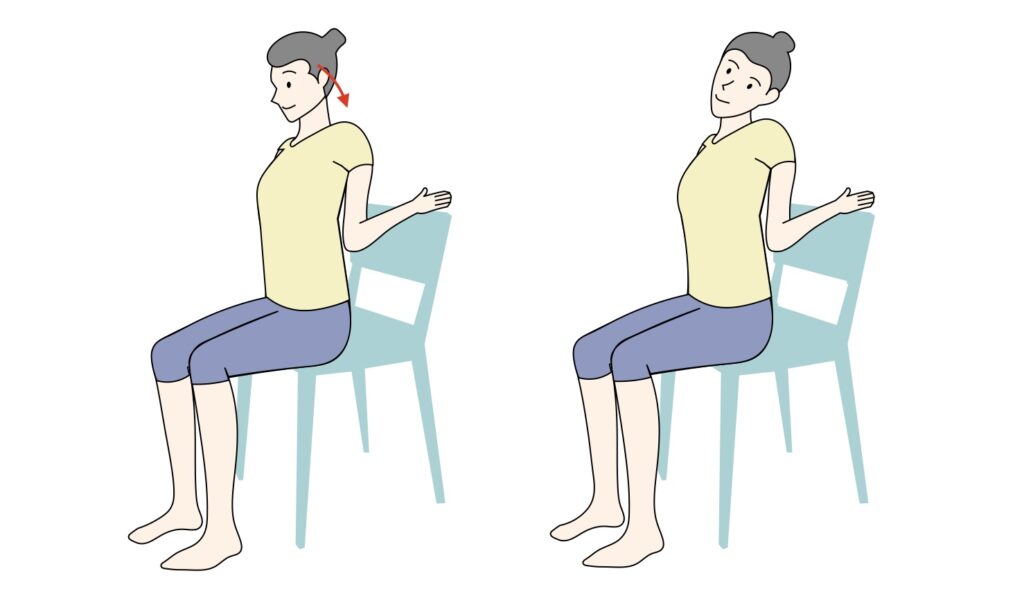 首ストレッチ