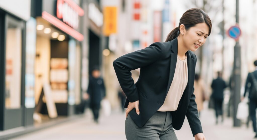 歩行時お尻の痛み
