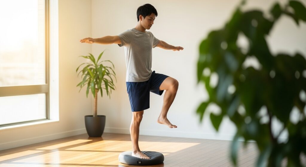 足のバランストレーニング